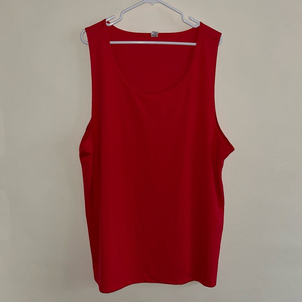 ALO Yoga Men’s Red Tank Top